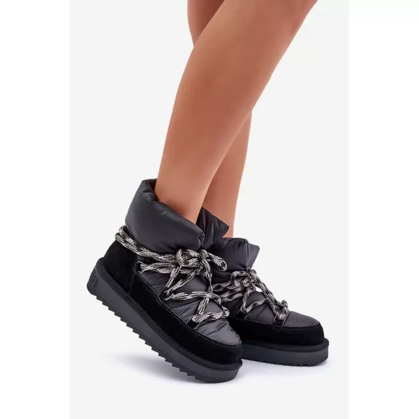  Schneemänner für Frauen D.FRANKLIN DFSH375003 SCHWARZ 