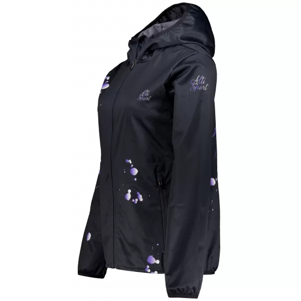  Premium-Softshelljacke für Damen ALTISPORT VOJ/ALW077JACK01 SCHWARZ/LILA 