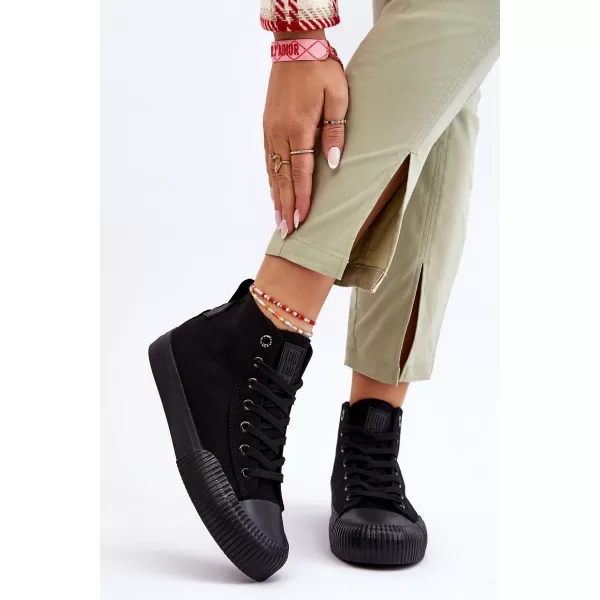 Damen-Sneaker BIG STAR LL274444 SCHWARZ Big Star Shoes 