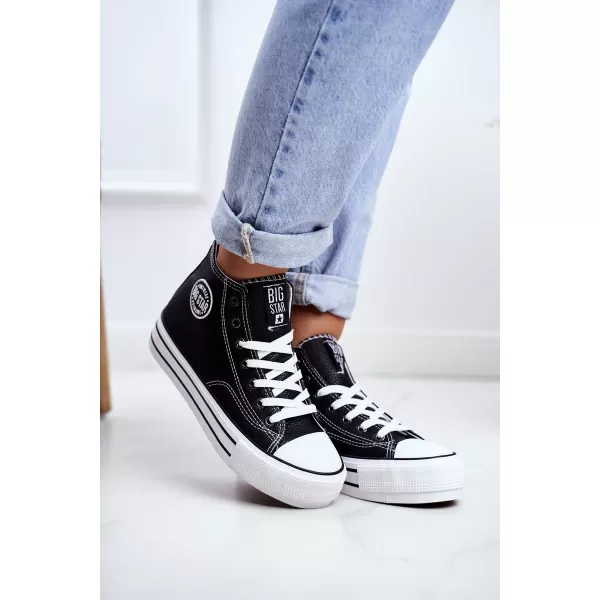  Damen-Sneaker BIG STAR GG274012 SCHWARZ Big Star Shoes 