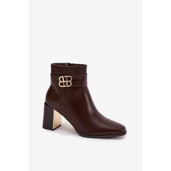  Damenschuhe mit Absatz BOTO GALINNE 40566 BRAUN 