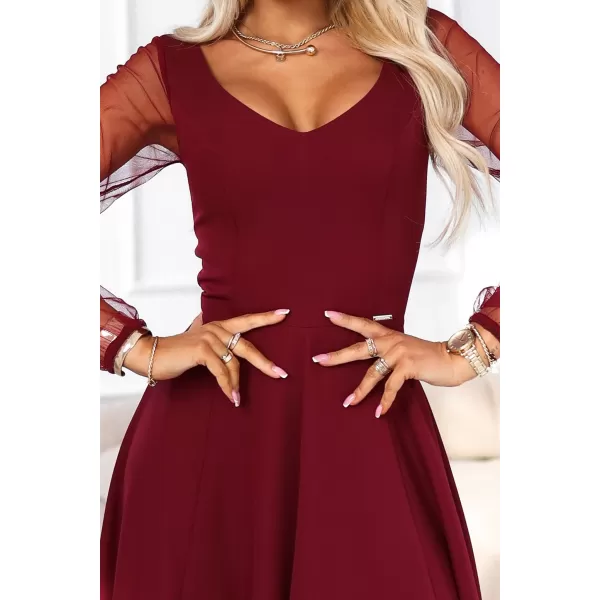  Kleid NUMOCO 640-1 BURGUND 