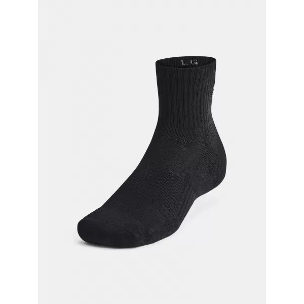  Socken UNDER ARMOUR UNISEX UA TC QTR (3 PÁRY) 1386372-001 SCHWARZ 