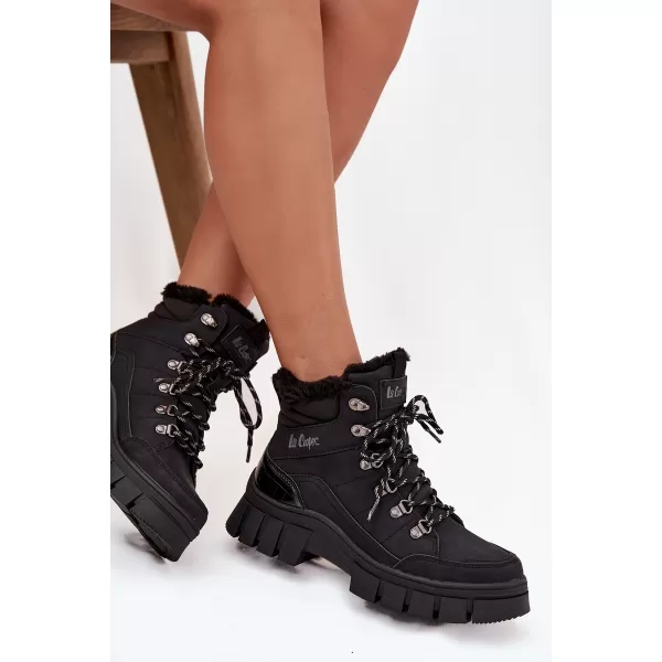  Winterstiefel für Damen LEE COOPER LCJ-25-31-3911 SCHWARZ 