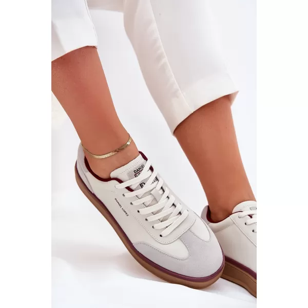  Damen-Sneaker LOPEZ JUST DARE SS2D4008 WEISS/GRAU Daniel Lopez Just Dare 
