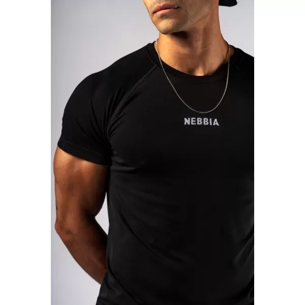  Nahtloses T-Shirt mit kurzen Ärmeln POWER 900 BLACK Nebbia 