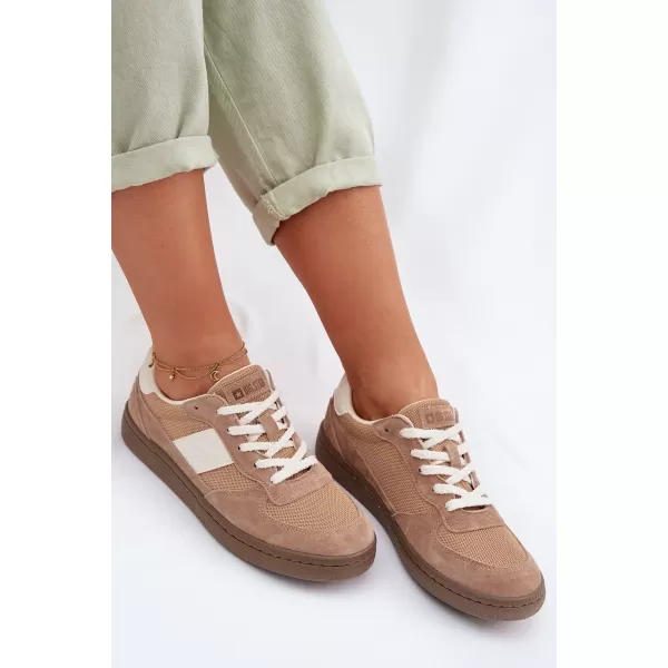  Damen-Sneaker BIG STAR TT274177 BEIGE Big Star Shoes 