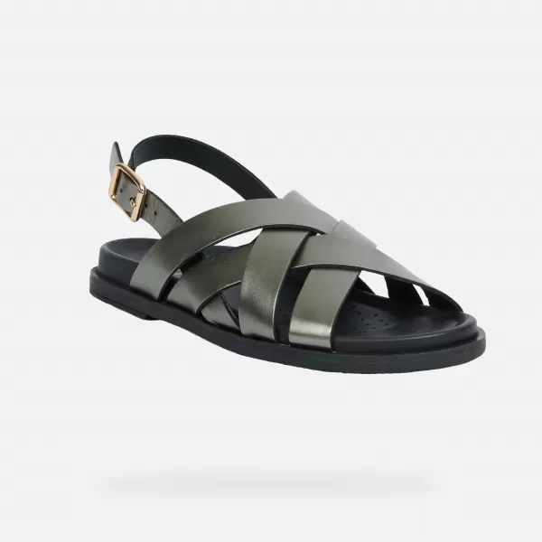 Damensandalen GEOX ADELASH G012817 GRÜN 