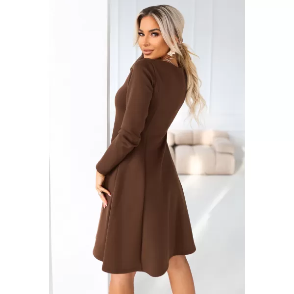  Kleid NUMOCO 574-2 SCHOKOLADE 