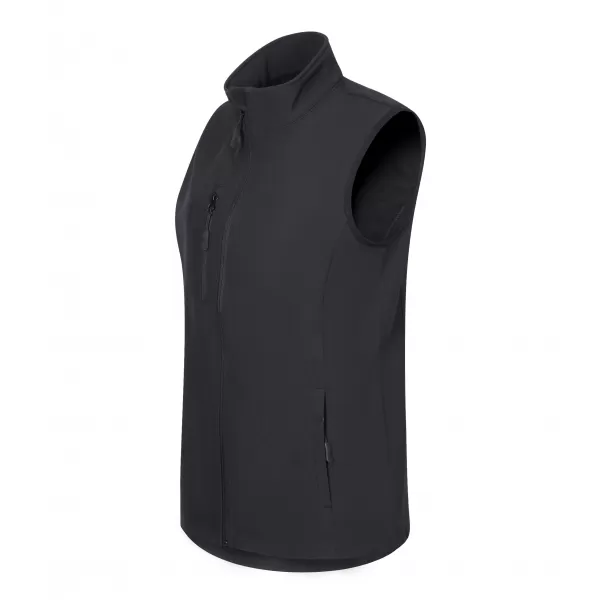  Softshellweste für Damen ALTISPORT NoPrint NP/ALW965 EBENHOLZGRAU 