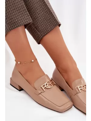 Damenmokassins D&A CR61-3125 BEIGE