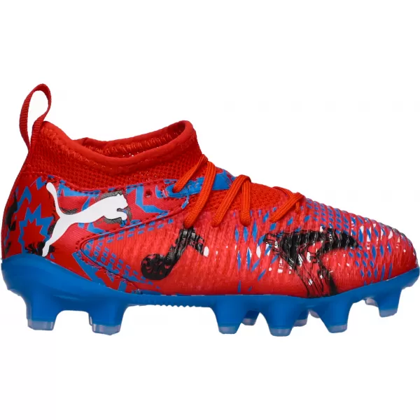  Kinderschuhe PUMA FUTURE 8 MATCH PLAY FG/AG JR 108750-01 ROTE/SCHWARZE/BLAUE/ROSA PIXEL 