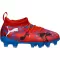 Kinderschuhe PUMA FUTURE 8 MATCH PLAY FG/AG JR 108750-01 ROTE/SCHWARZE/BLAUE/ROSA PIXEL