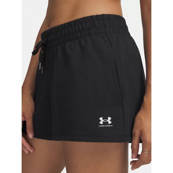  Damen-Shorts UNDER ARMOUR SPORT TERRY SHORT 6011022-001 SCHWARZ 