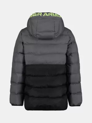 Jacke für Jungen UNDER ARMOUR UA PRONTO COLORBLOCK PUFFER JACKET UJFIM09F-021 GRAU