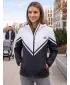 Premium-Softshelljacke für Damen ALTISPORT VOJ/ALW101JACK01 SCHWARZ UND WEIß