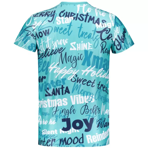  Herren-Weihnachtsshirt Premium ALTISPORT VOJ/ALMVN9TR06 BLAU 