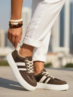 Damenschuhe DSTREET ZY1392 BRAUN