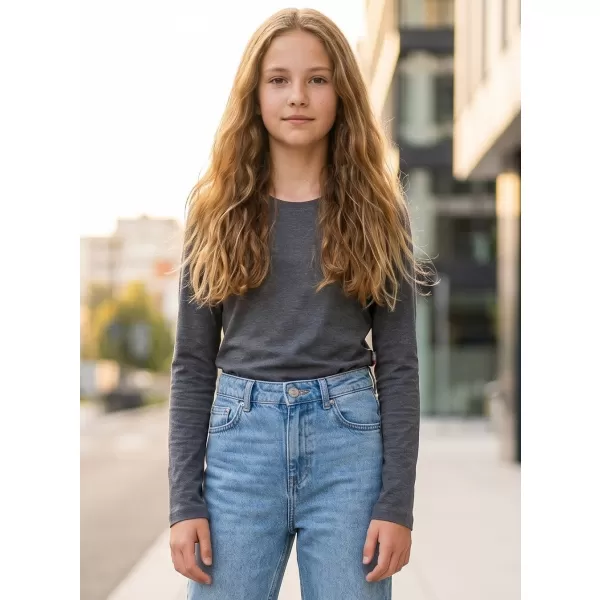  Mädchen-T-Shirt mit langen Ärmeln SAM 73 GT 509 SCHWARZ 
