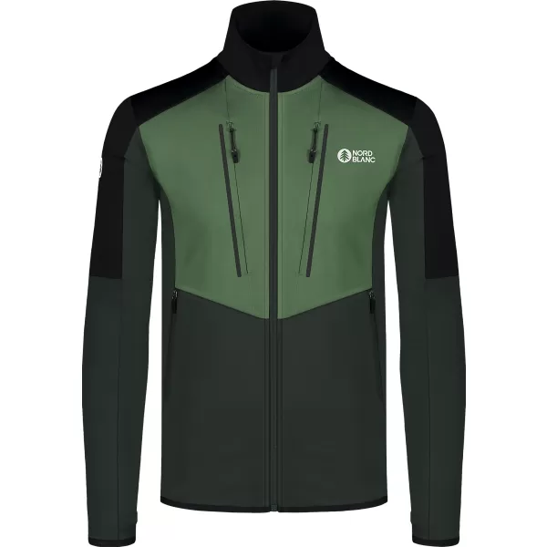 Powerfleece-Sweatshirt für Herren NORDBLANC GROAN NBWFM8282 DUNKELGRÜN 