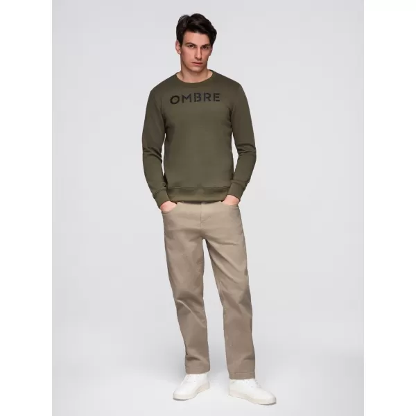  Herren-Sweatshirt OMBRE B1711 DUNKLES OLIV 