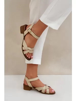 Damensandalen ZAZOO 40372 BEIGE