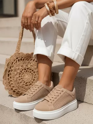 Damenschuhe DSTREET ZY1373 KHAKI