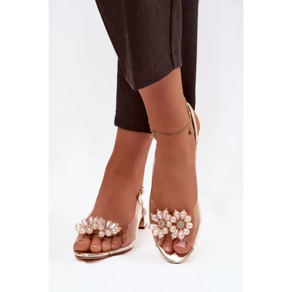  Damensandalen D&A MR52-229 GOLD 