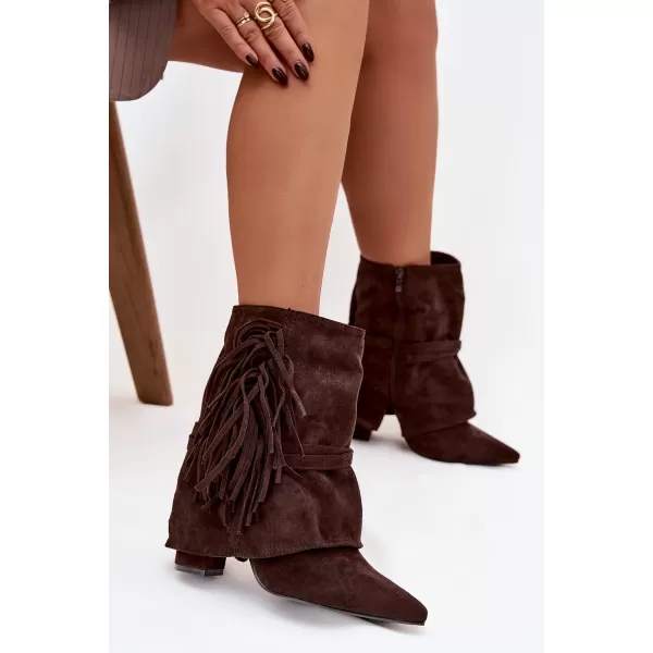  Damenschuhe mit Absatz BOTO EVELISSE 40511 BRAUN 