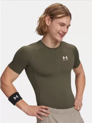 Herren-T-Shirt UNDER ARMOUR HG ARMOUR COMP SS 1361518-390 GRÜN