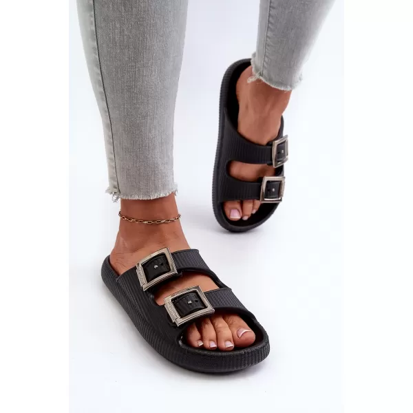  Damenhausschuhe ZAXY LL285088 SCHWARZ 