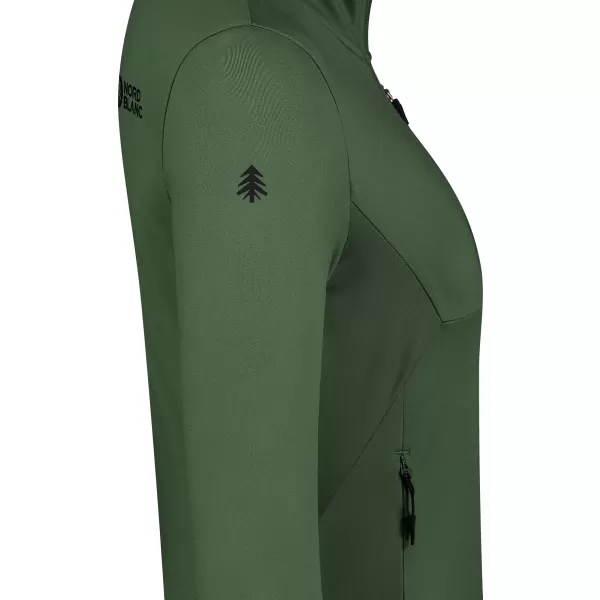  Powerfleece-Sweatshirt für Damen NORDBLANC SEDGE NBWFL8291 GRÜN 