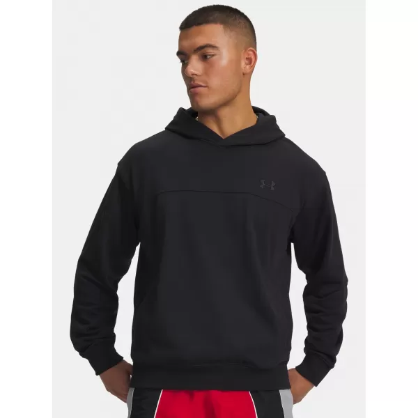  Herren-Sweatshirt UNDER ARMOUR RIVAL LW HOODIE 6012335-001 SCHWARZ 