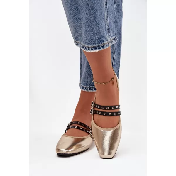  Ballerinas für Damen BOTO DELIORA 40483 GOLD 