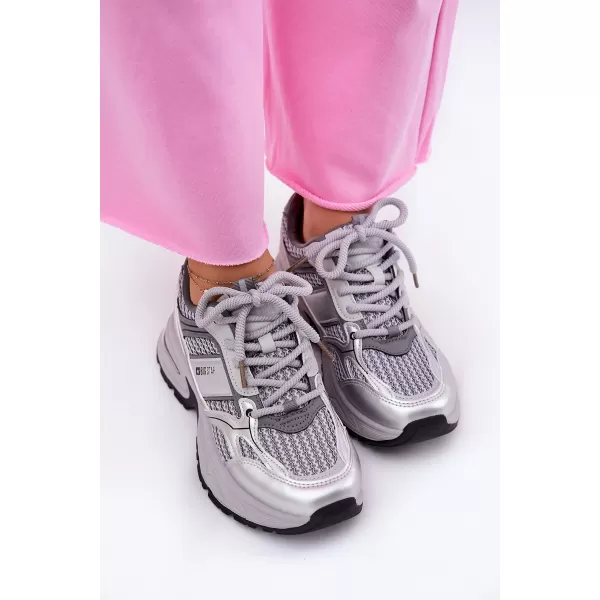  Damen-Sneaker BIG STAR RR274A193 GRAU Big Star Shoes 
