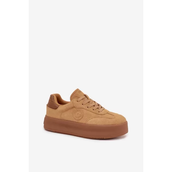  Damen-Sneaker BIG STAR SS274762 BRAUN/BEIGE Big Star Shoes 