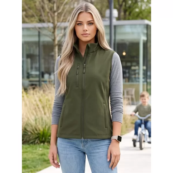 Softshellweste für Damen ALTISPORT NoPrint NP/ALW965 MILITÄR 