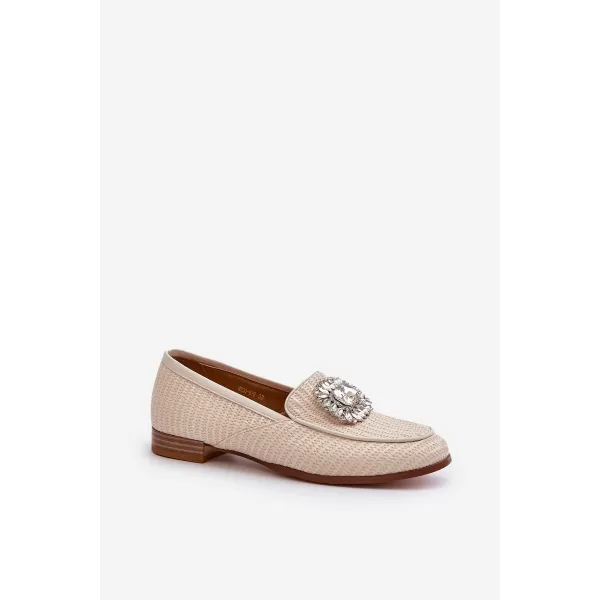  Damenmokassins D&A MR38-676 BEIGE 
