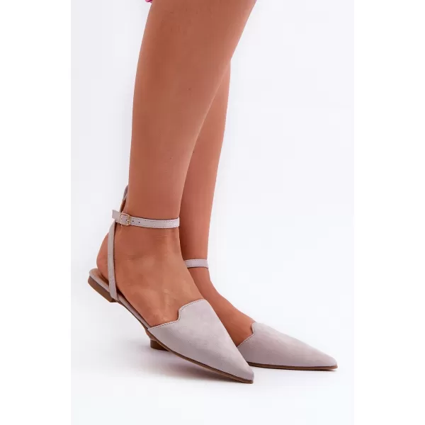  Ballerinas für Damen BOTO ELLESARA 32771 GRAU 