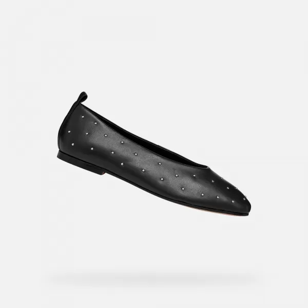  Ballerinas für Damen GEOX MARSILEA G011991 SCHWARZ 