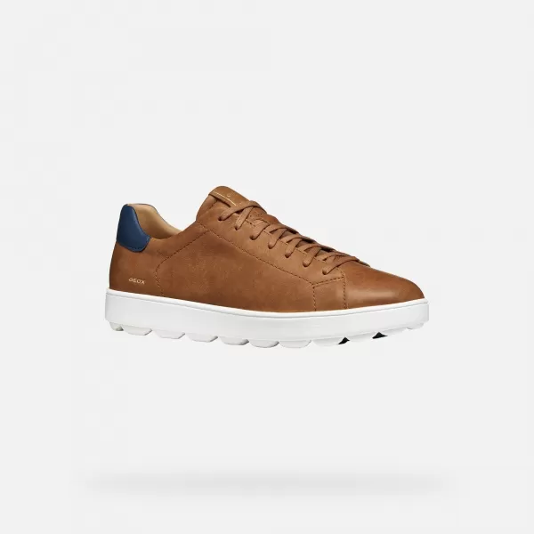  Herren-Sneaker GEOX SPHERICA ECUB-1 G014537 HELLBRAUN 