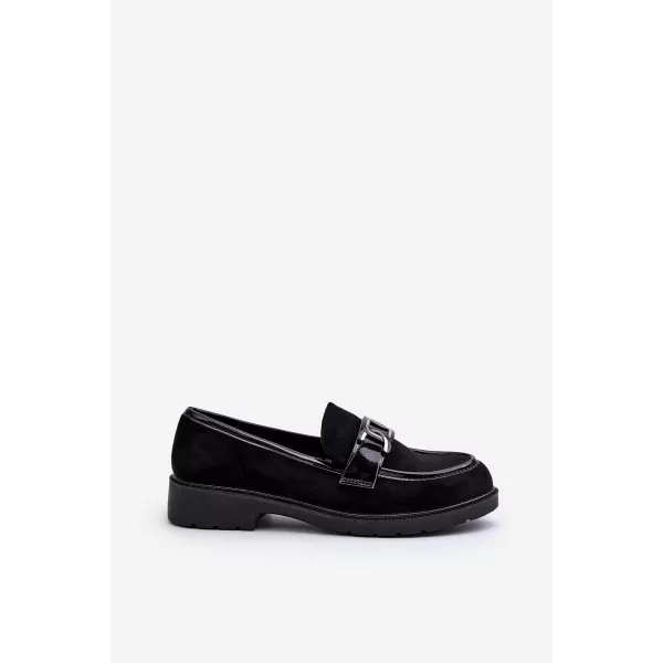  Damenmokassins S.BARSKI HY350A SCHWARZ 