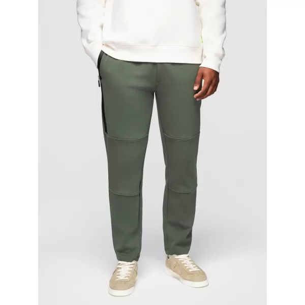  Herren-Jogginghose OMBRE OM-PASK-0281 DUNKLES OLIVGRÜN 
