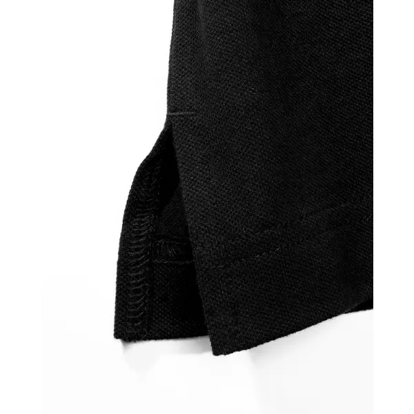  Herren-T-Shirt mit Kragen BRANDIT 4215 SCHWARZ 