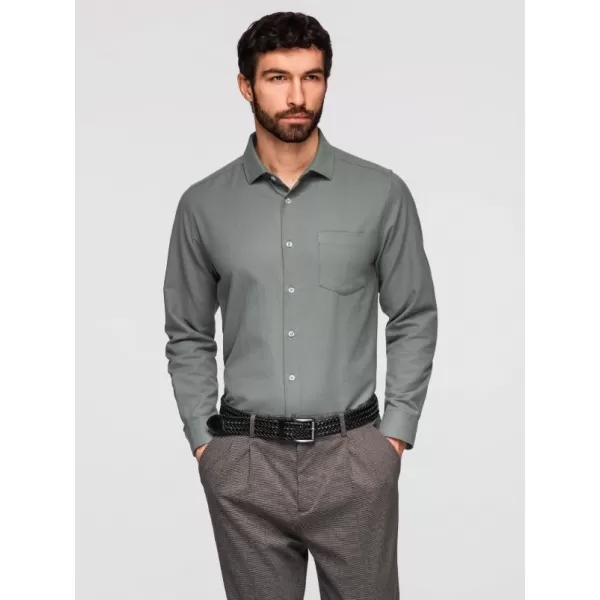  Herrenhemd OMBRE K694 KHAKI 