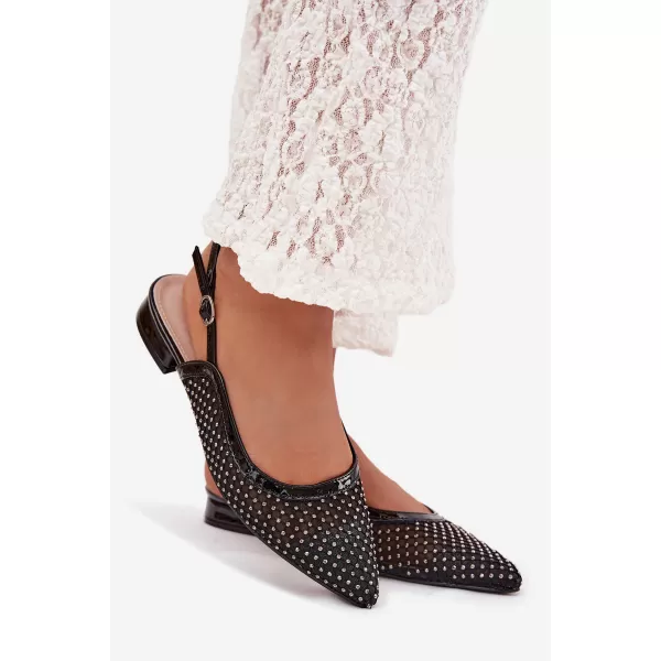  Ballerinas für Damen BOTO PATOU 42008 SCHWARZ 