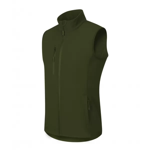  Herren-Softshellweste ALTISPORT NoPrint NP/ALM865 MILITÄR 