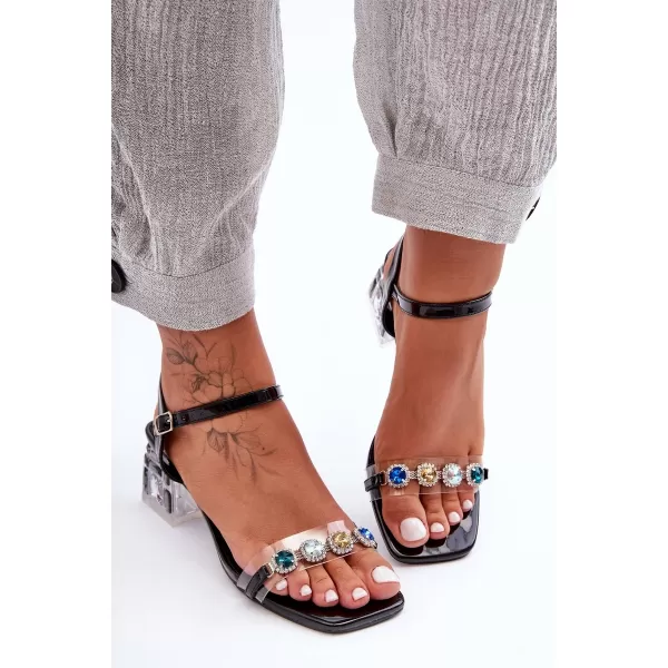  Damensandalen S.BARSKI MR1037-01 SCHWARZ 