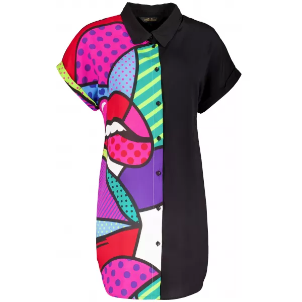  Damenhemd ALTISPORT HALIMA SCHWARZ 