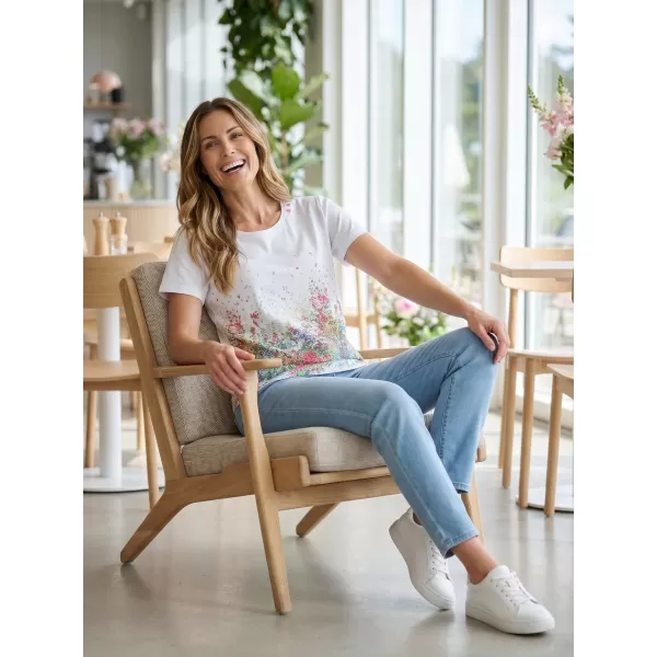  Damen-T-Shirt ALTISPORT HELINA WEIß 